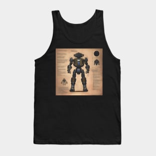 Mech Tech Series #1 - AI Generated Concept Character - Tank Top